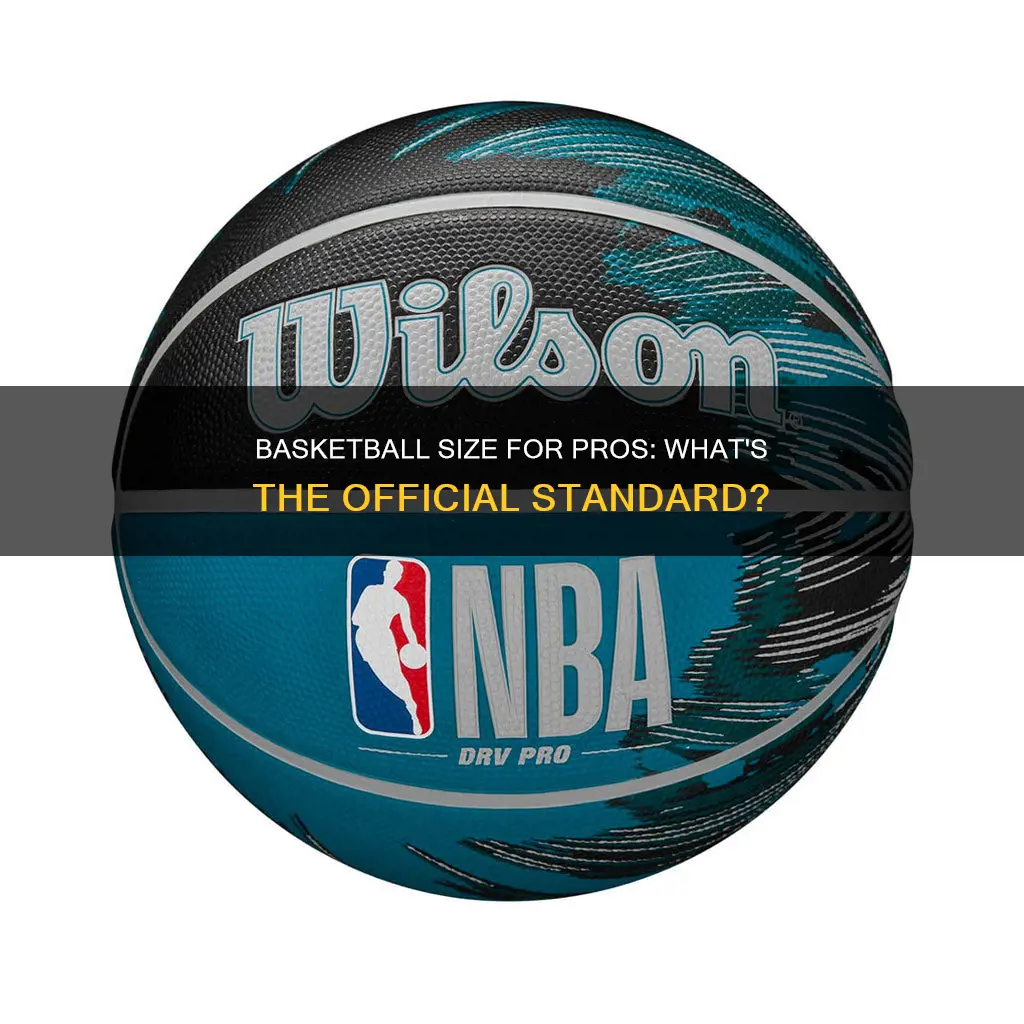 what size basketball do pros use