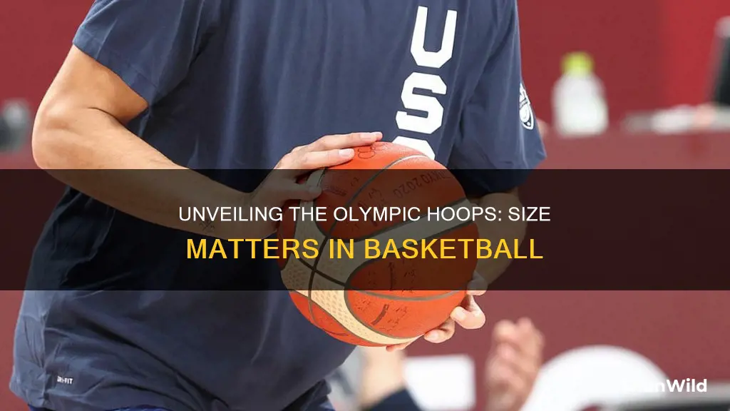 what size basketball do they use in the olympics