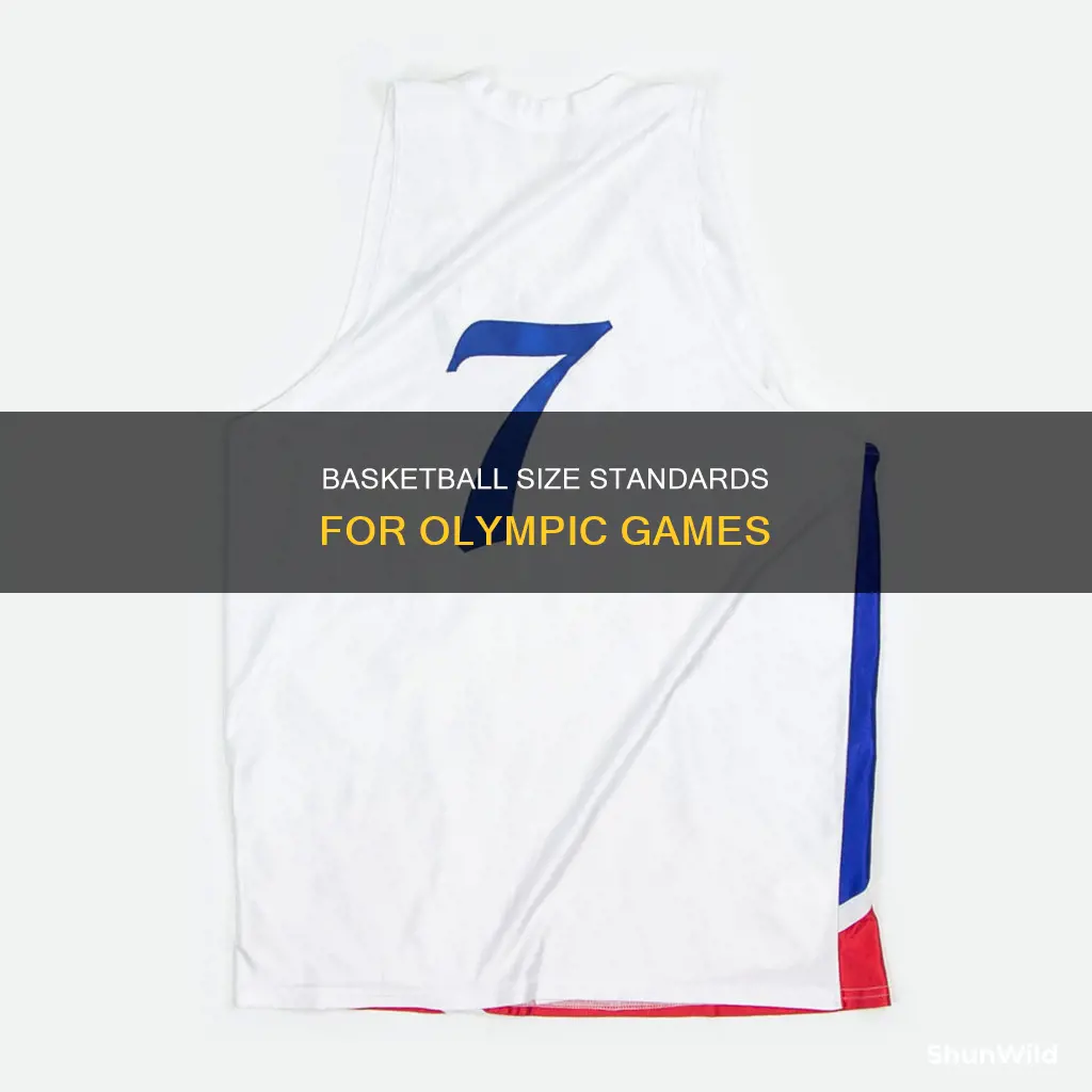 what size basketball do they use in the olympics
