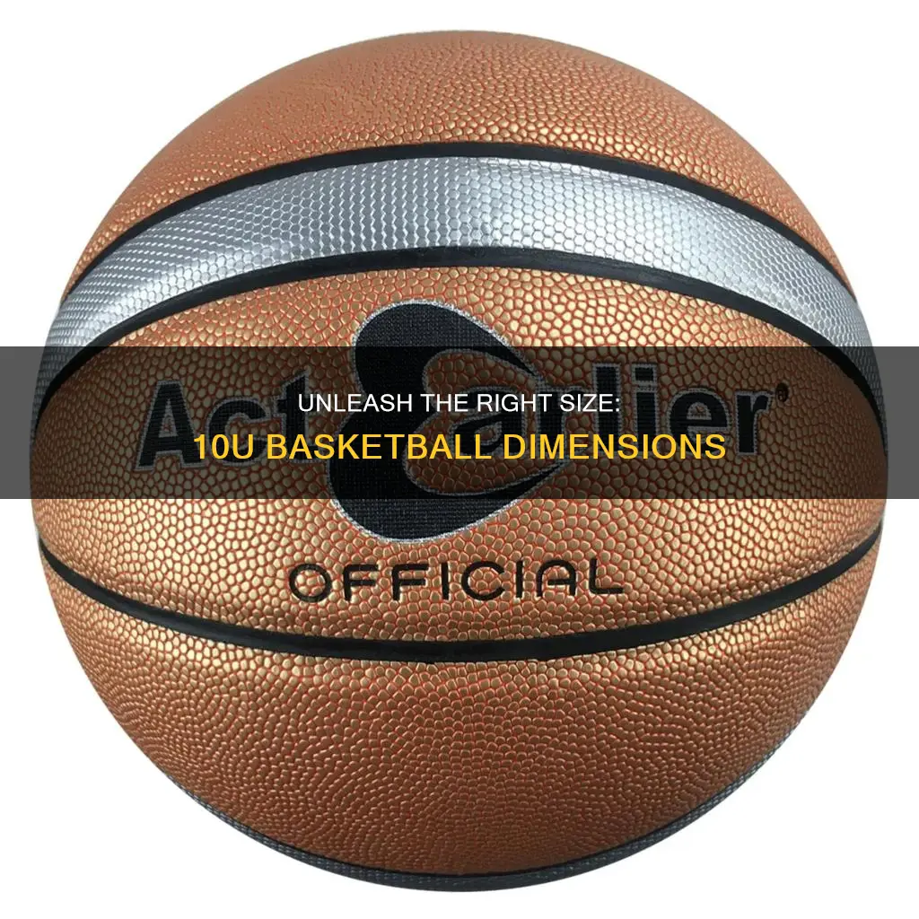 what size basketball does 10u use