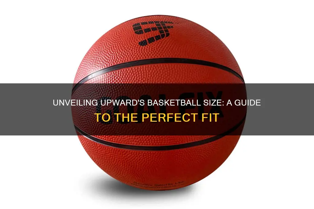 what size basketball does upward use