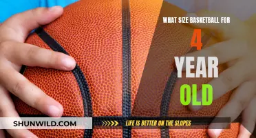 Perfect Basketball Size for Tiny Players: A Guide for 4-Year-Olds