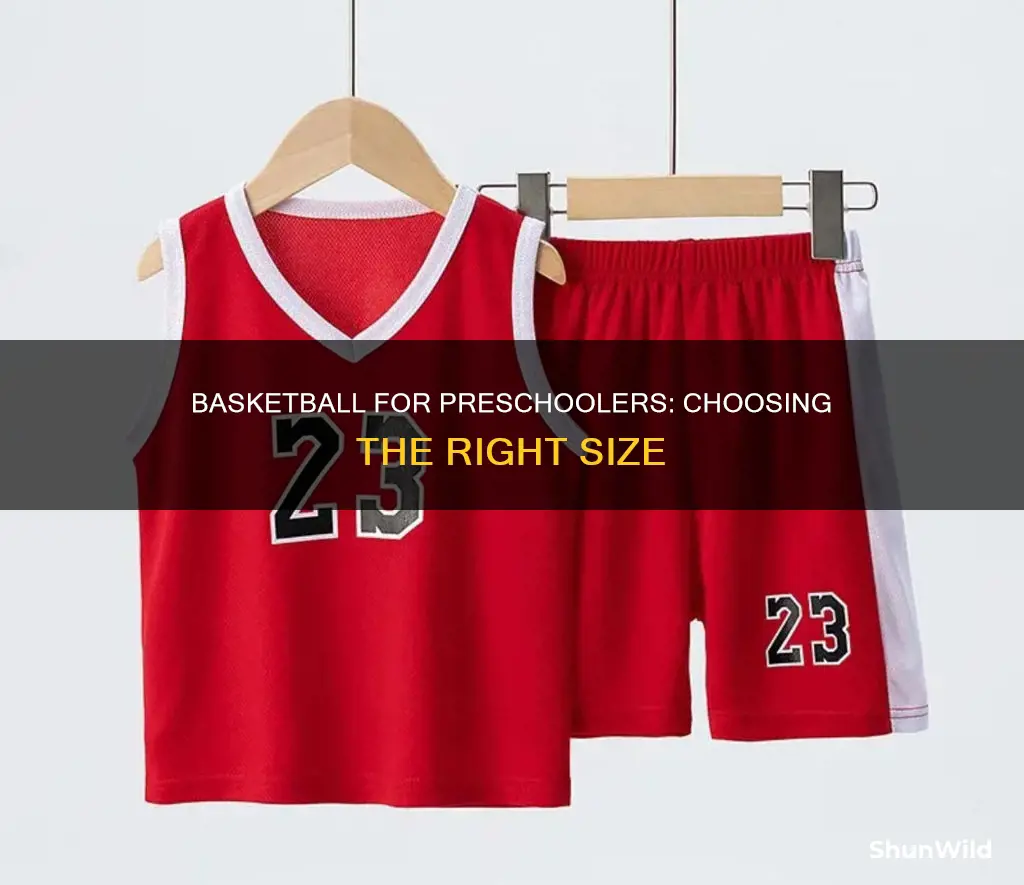 what size basketball for 4 year old