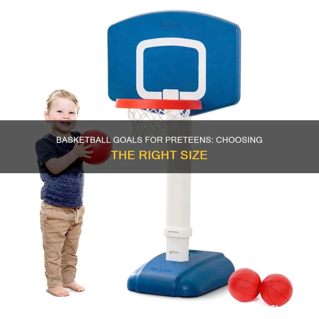 what size basketball goal for 10 year old