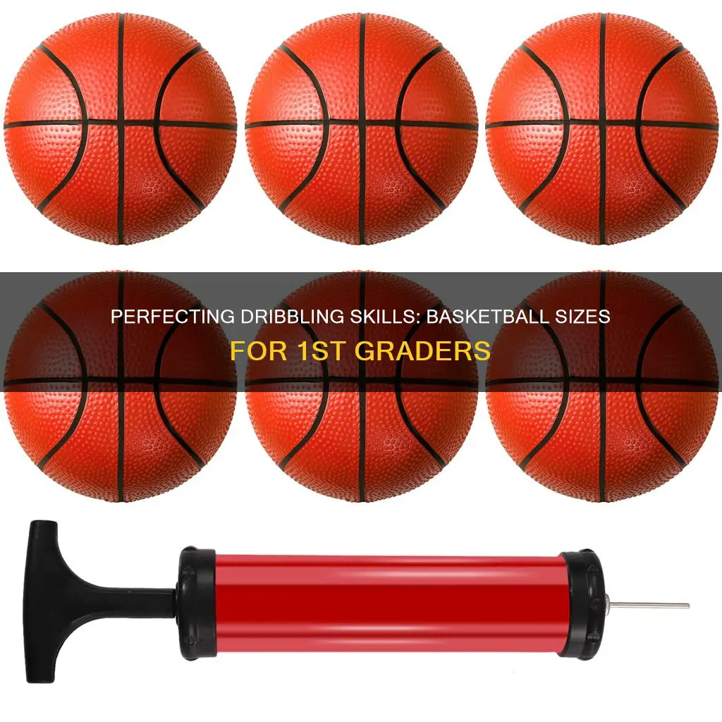 what size basketballs do little dribblers use in 1st grade