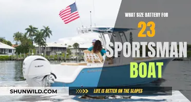 Sportsman Boat Battery: Choosing the Right Size for Your Vessel