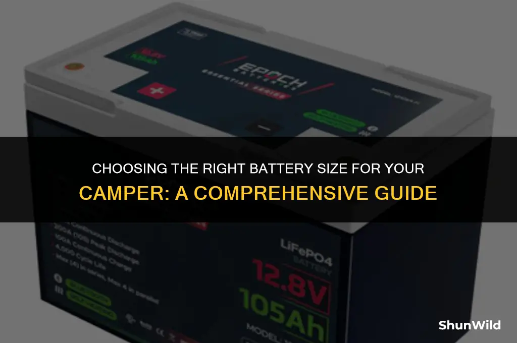 what size battery for camper