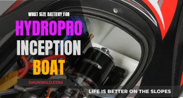 Choosing the Right Battery Size for Your Hydropro Inception Boat