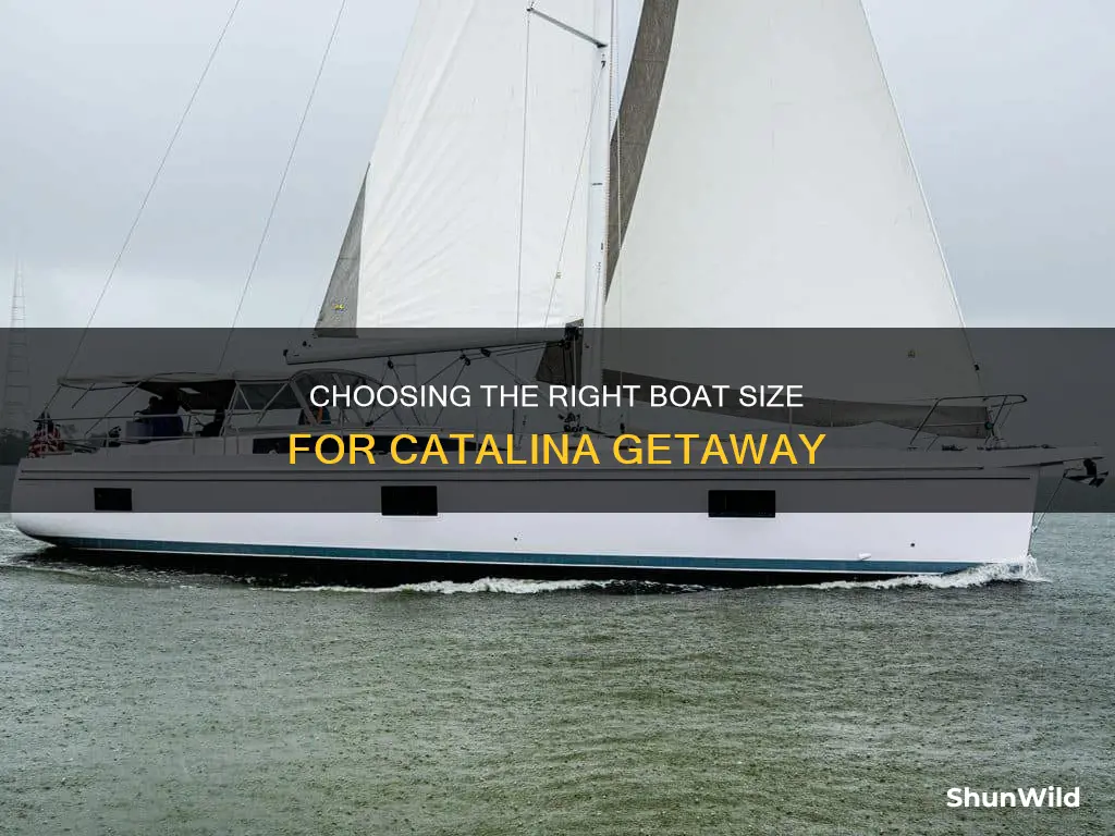 what size boat to go to catalina