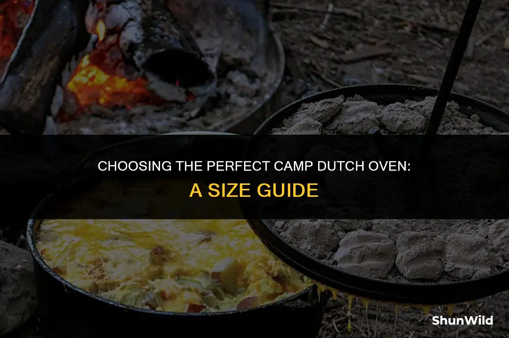 what size camp dutch oven