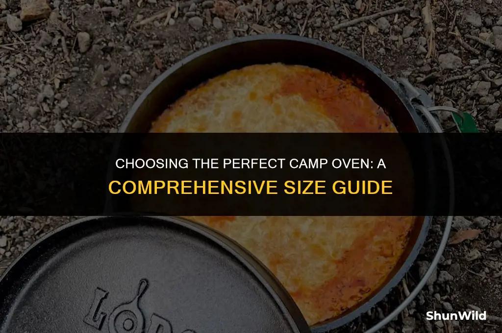 what size camp oven
