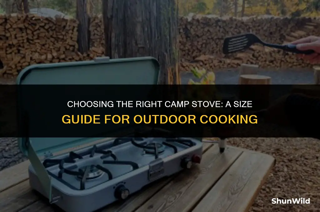 what size camp stoves
