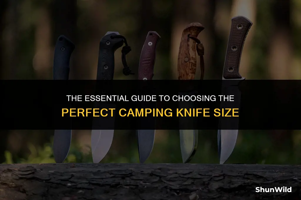 what size camping knife