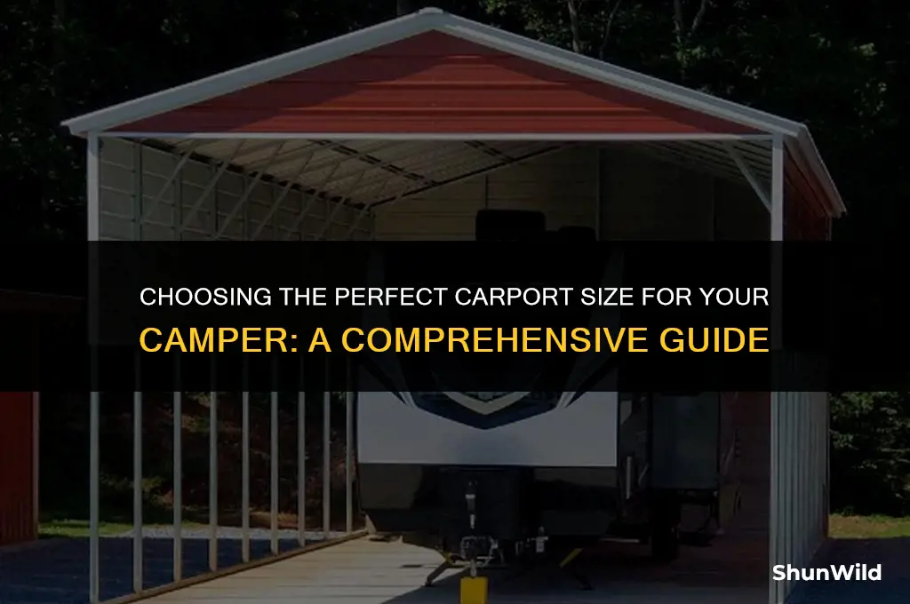 what size carport for camper