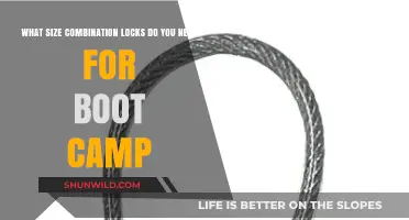 Choosing the Right Size Combination Lock for Boot Camp Success