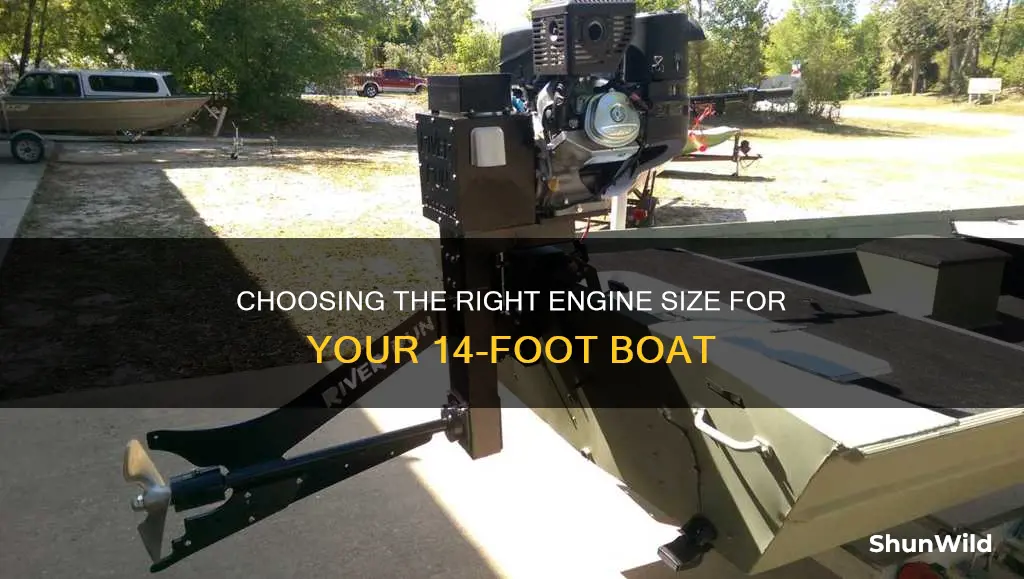 what size engine for 14 ft boat