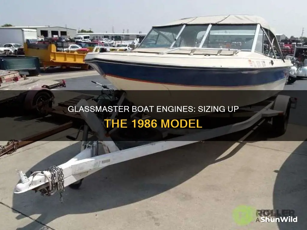 what size engine is in a 1986 glassmaster boat