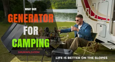 Choosing the Perfect Generator Size for Your Camping Adventure