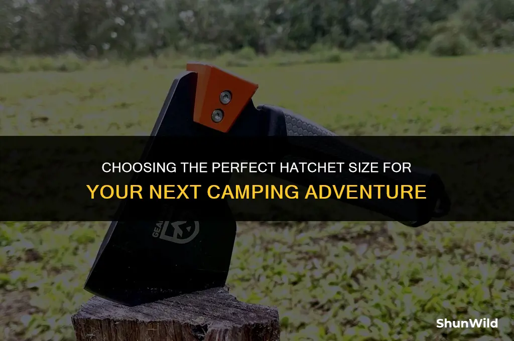 what size hatchet for camping