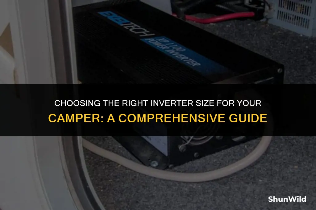 what size inverter for camper