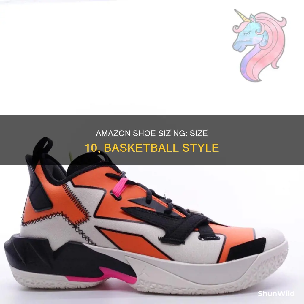 what size is a amazon basketball shoe with size 10