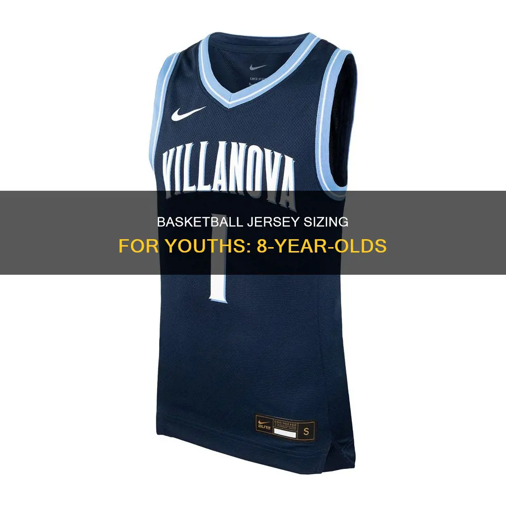 what size is an 8 year old youths basketball jersey