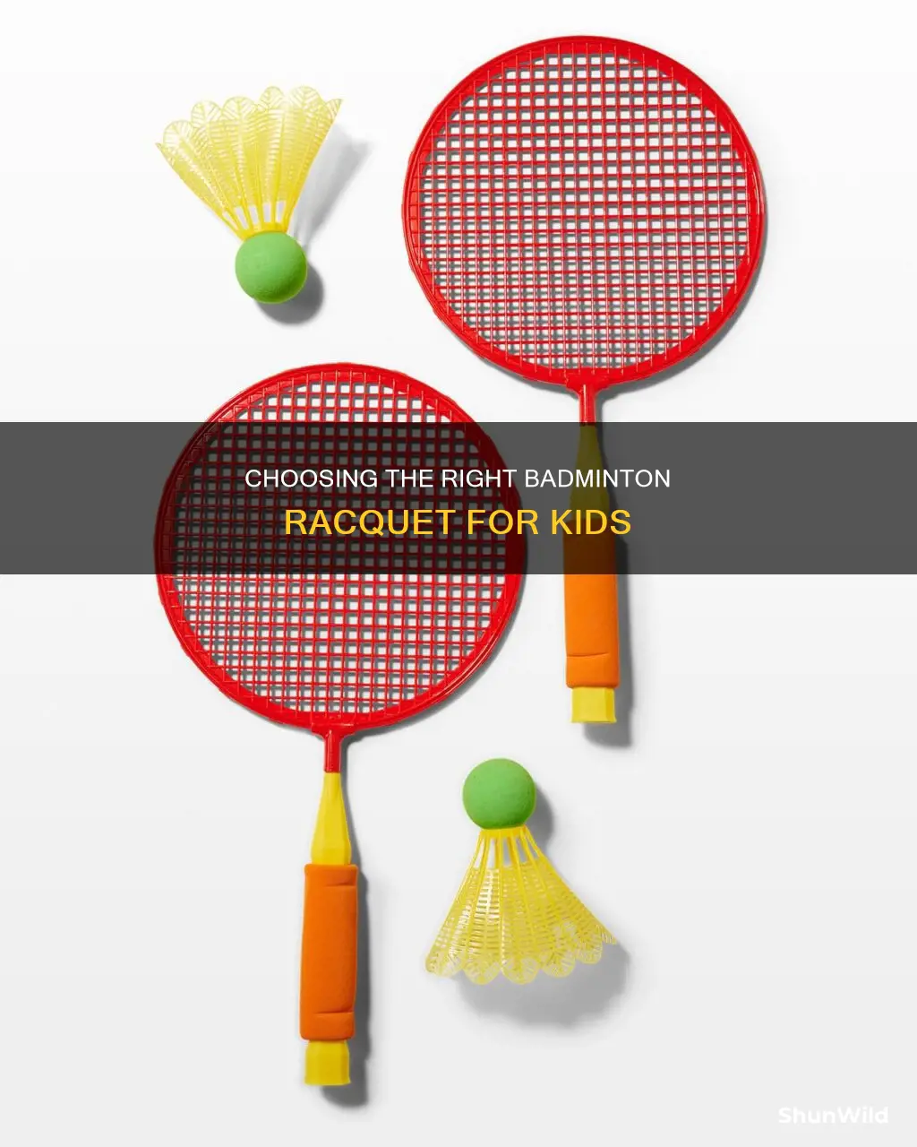 what size racquet for kids badminton