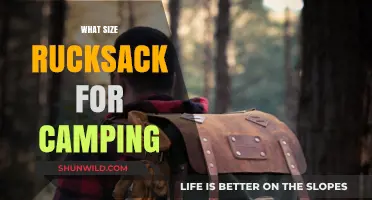 Choosing the Perfect Rucksack Size for Your Camping Adventure