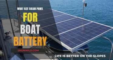 Choosing the Right Solar Panel Size for Boat Batteries