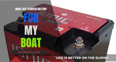 Choosing the Right Starter Battery Size for Your Boat