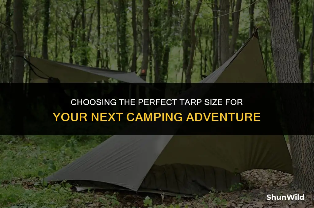 what size tarp for camping