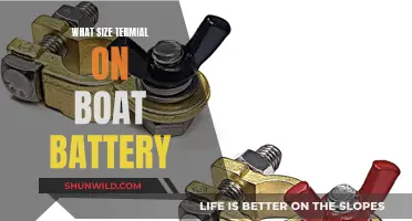 Boat Battery Terminals: Choosing the Right Size for Your Vessel