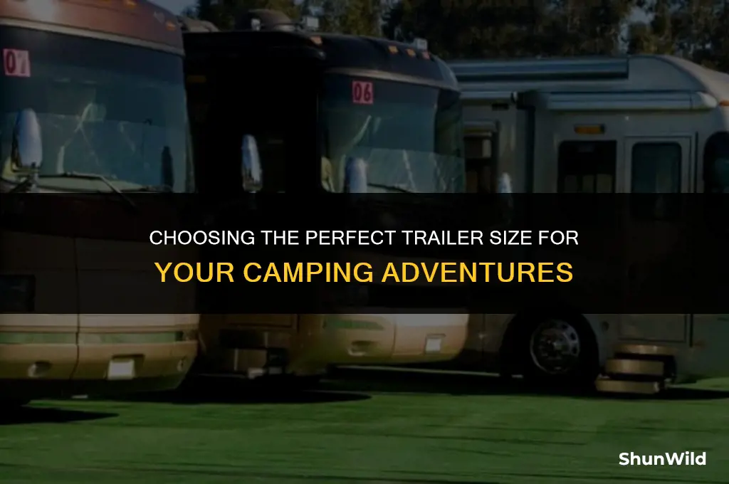what size trailer for camping