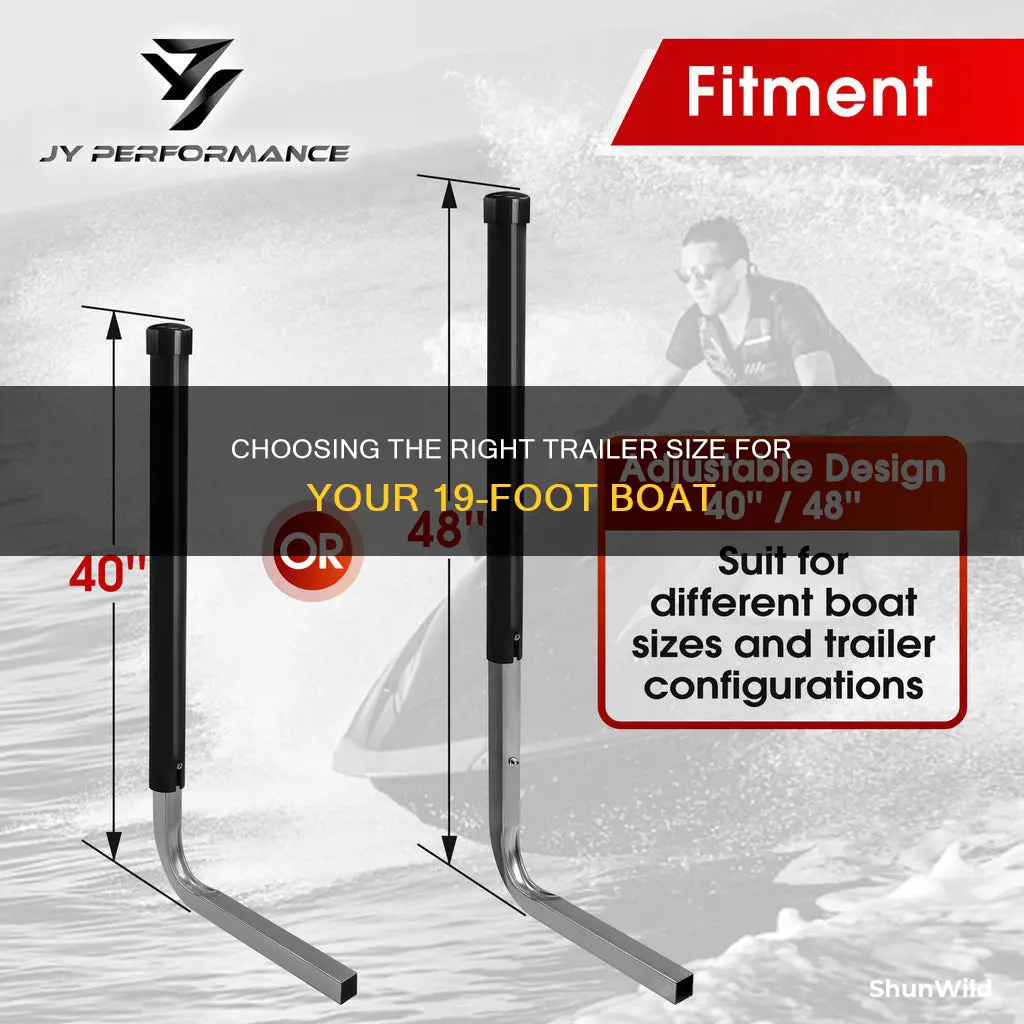 what size trailers work for a 19 boat