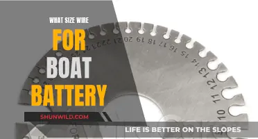 Choosing the Right Wire Gauge for Your Boat's Battery