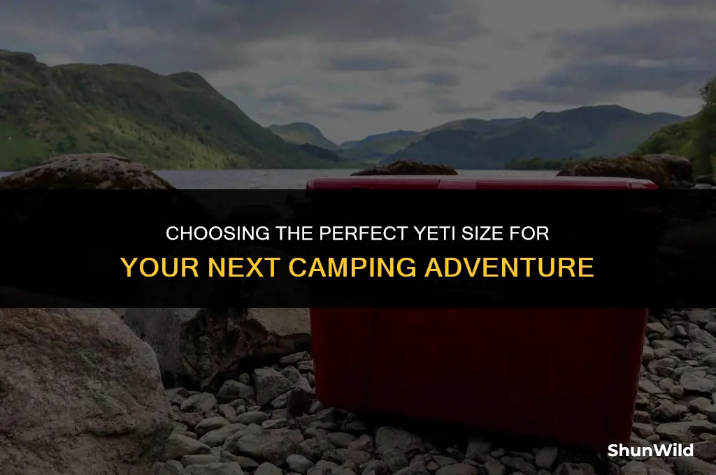 what size yeti for camping