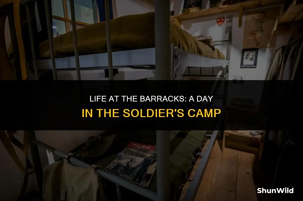 what soliders do at camp