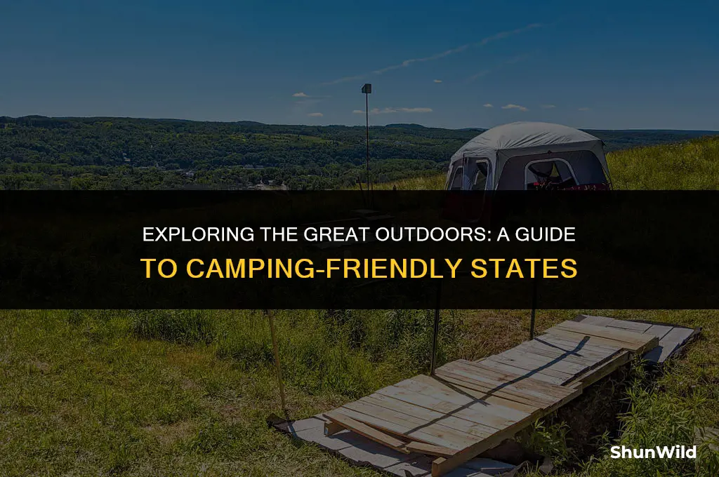 what states allow camping