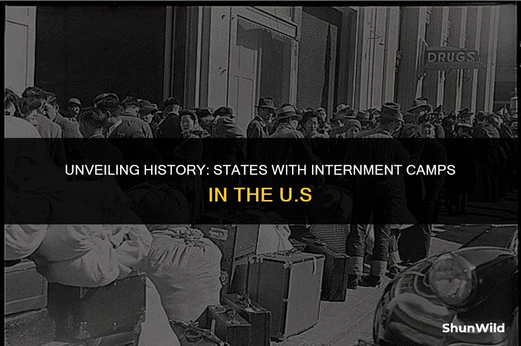what states had internment camps