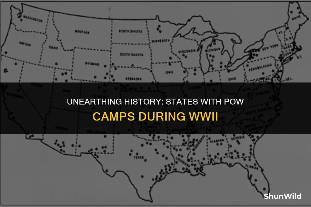 what states had pow camps