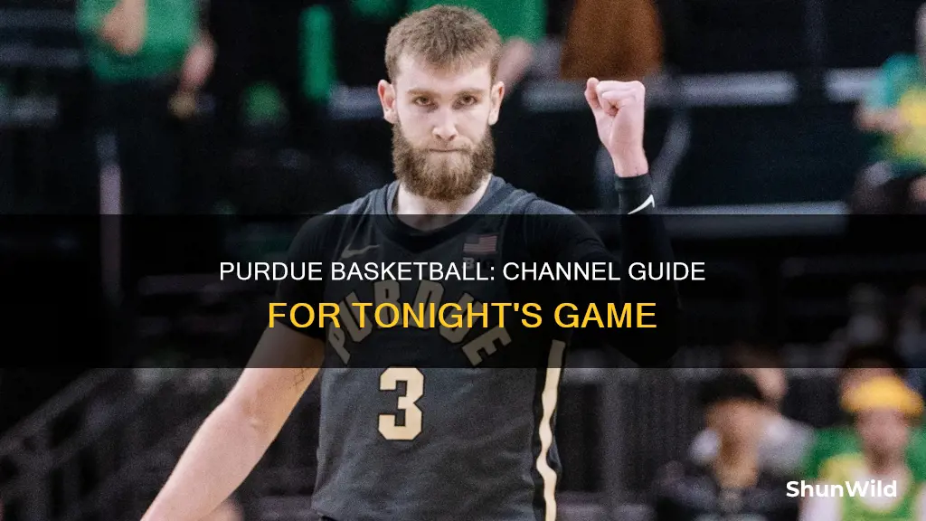 what station is purdue basketball on tonight