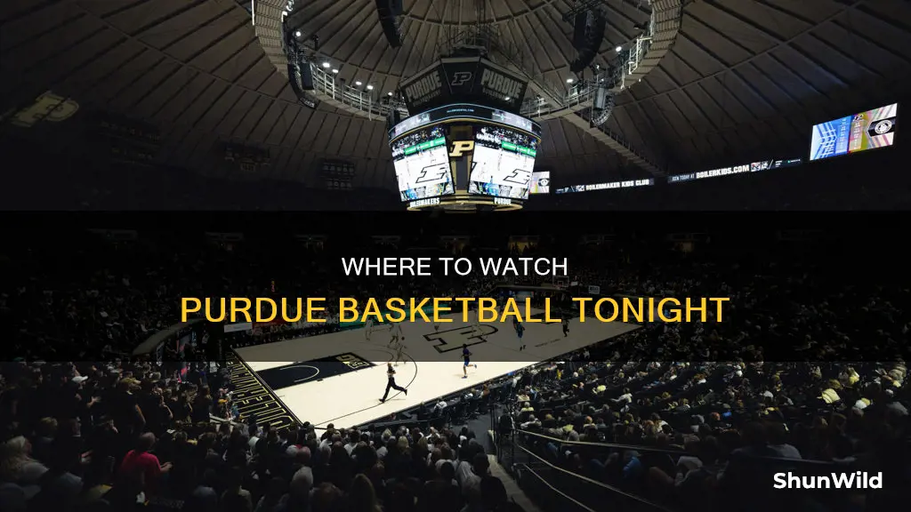 what station is purdue basketball on tonight