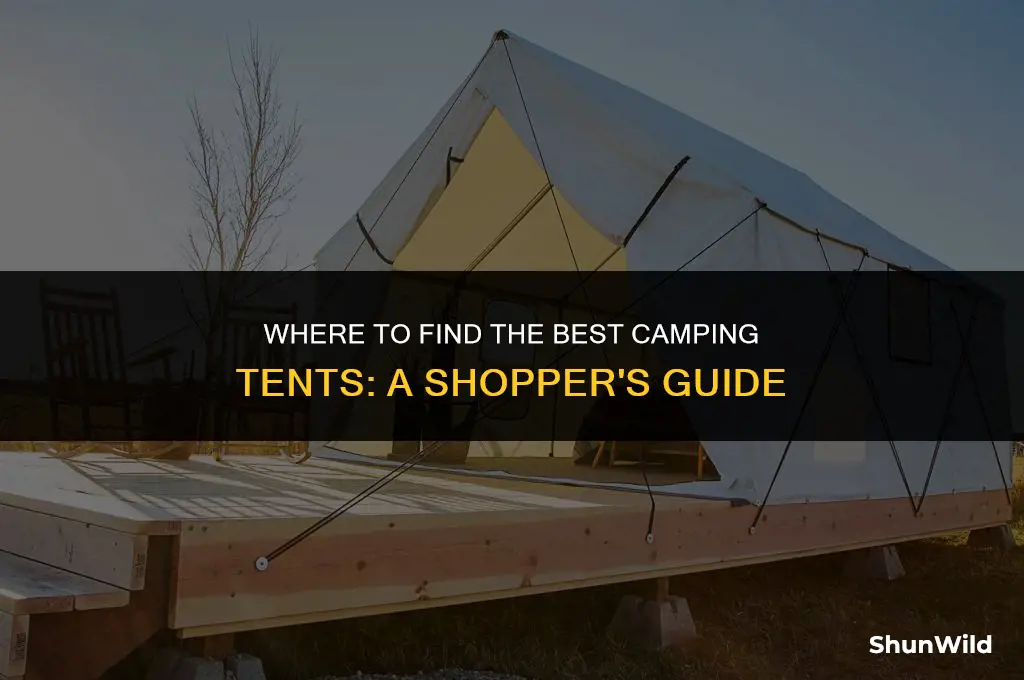 what stores sale camping tents