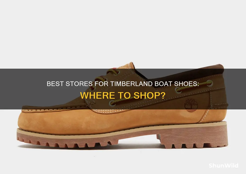 what stores sell timberland boat shoes