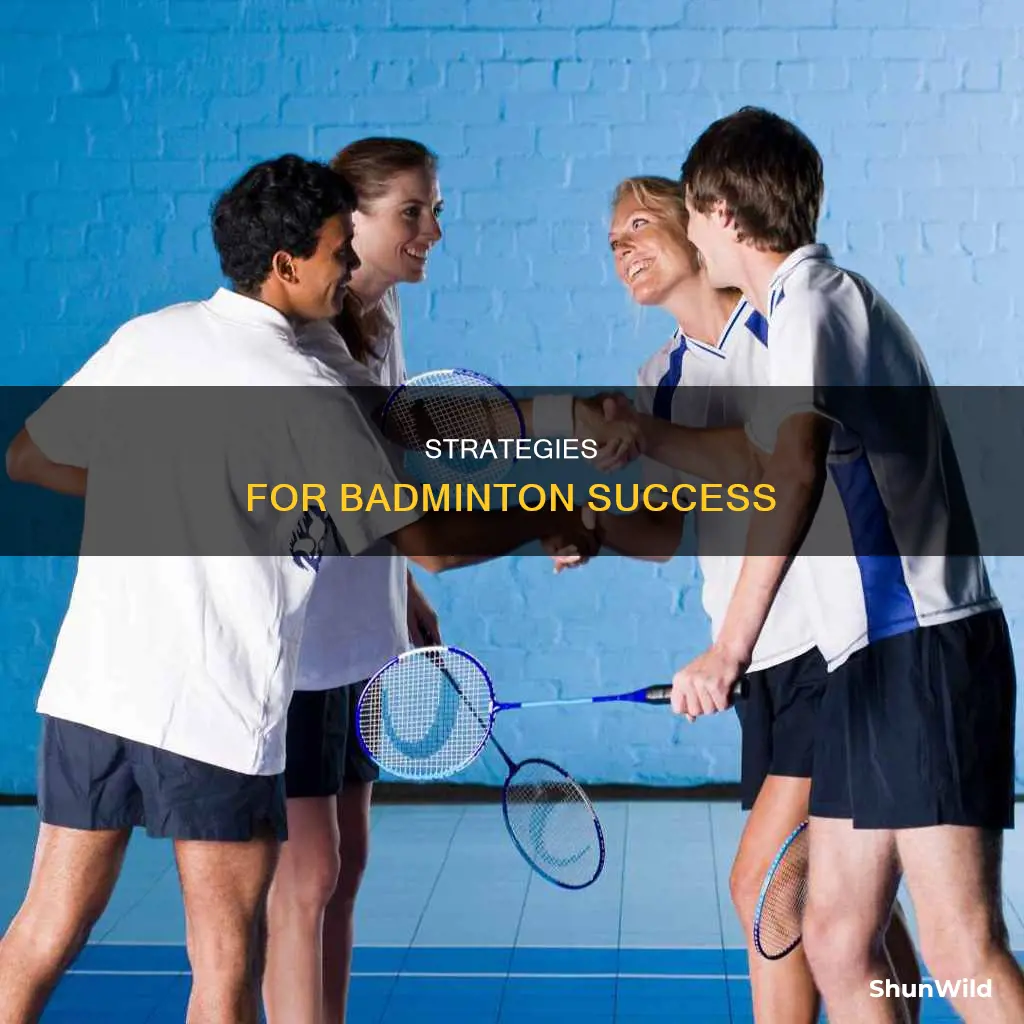 what strategies are used in badminton