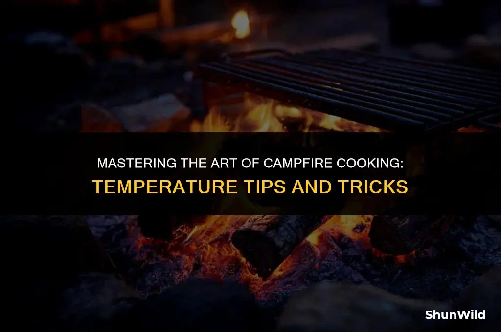 what temp camp fire