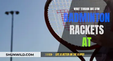 Badminton Racket String Tension for Gym Players