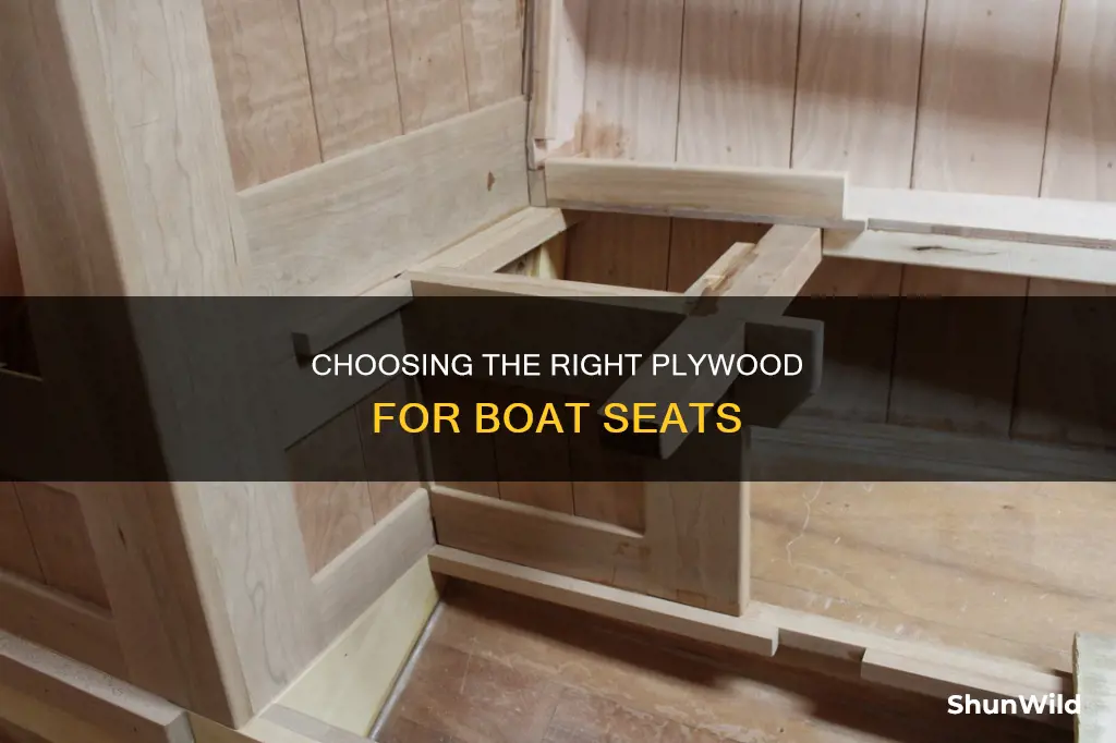 what the best plywood for boat seats