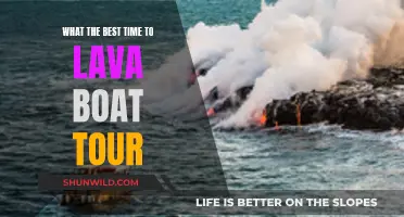 The Perfect Time for a Lava Boat Tour