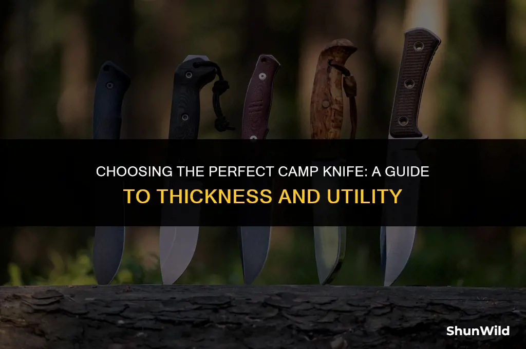 what thickness for camp knife